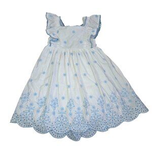 Rachel Zoe Girl 3T Embroidered Floral Eyelet Dress 1404